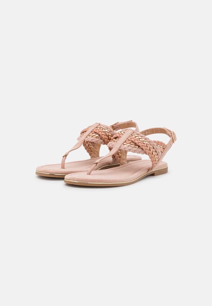 Sandale ANNA FIELD Anna Field T-bar Sandals Rose Doré Femme | IDD-4636486